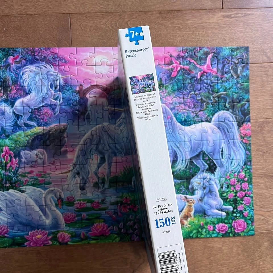Ravensburger kids puzzle 150XXL unicorns - photo 4
