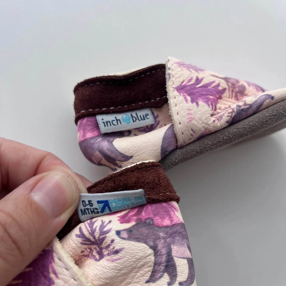 Inch blue size 0-6m baby girl shoes - photo 5