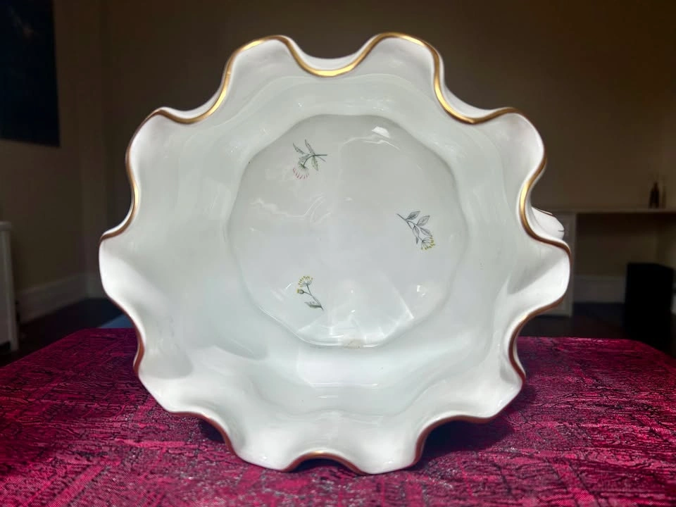 Italian Vintage Richard Ginori Hand-Painted Porcelain Cachepot - photo 2