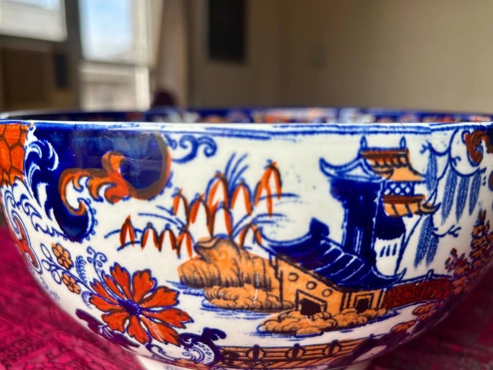 Antique Ridgways "Chinese Japan" Imari Bowl (c. 1890s) - photo 2