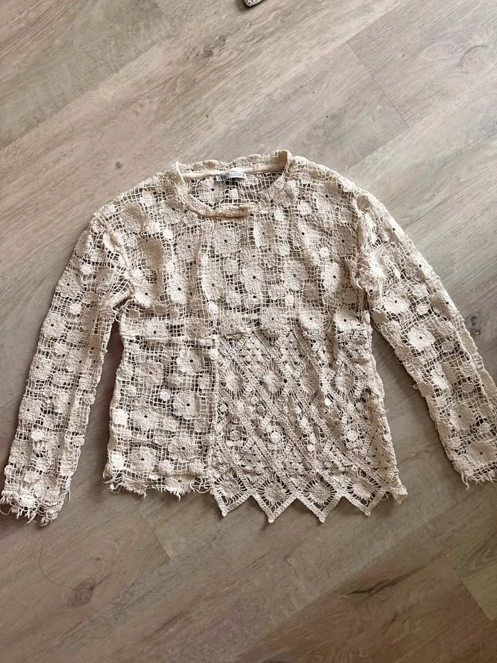 ZARA Crocheted Top