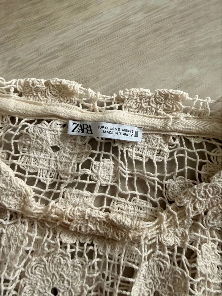 ZARA Crocheted Top - photo 2