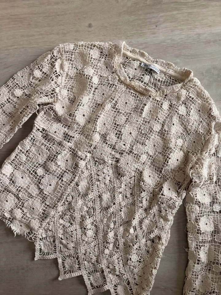 ZARA Crocheted Top - photo 3