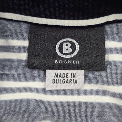 Bogner 1/4 Zip Base Layer Top Women's M Black White Striped - photo 5