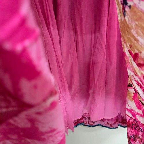 Soft Surroundings Maxi Skirt Womens XS Pink Floral Sequin Coin - photo 5