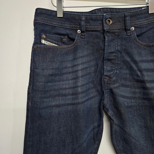 Diesel Buster Jeans Mens 30x30 Dark Wash Cotton Stretch Slim Tap - photo 3
