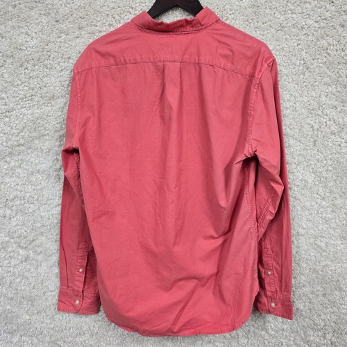 J.Crew Broken-In Oxford Shirt Mens L Slim Pink Organic Cotton - photo 5