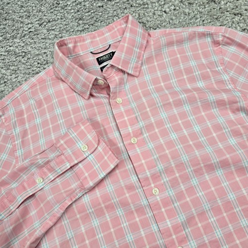 Faherty Mens Plaid Button Down Movement Shirt Size Large - photo 3