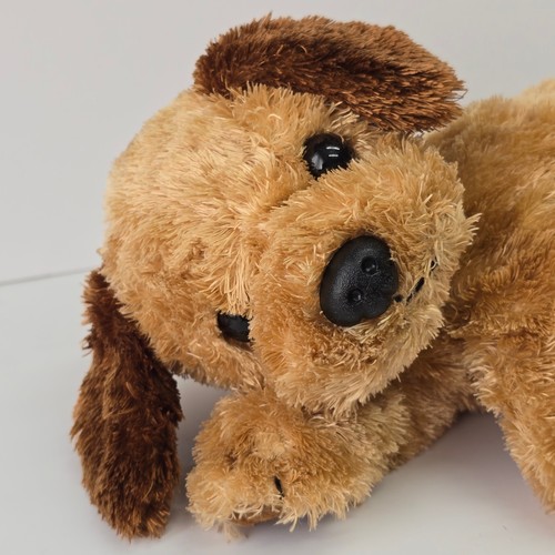 Ty Classic Scrapper Dog Plush Tan Shaggy Fur Floppy Puppy 2002 - photo 3