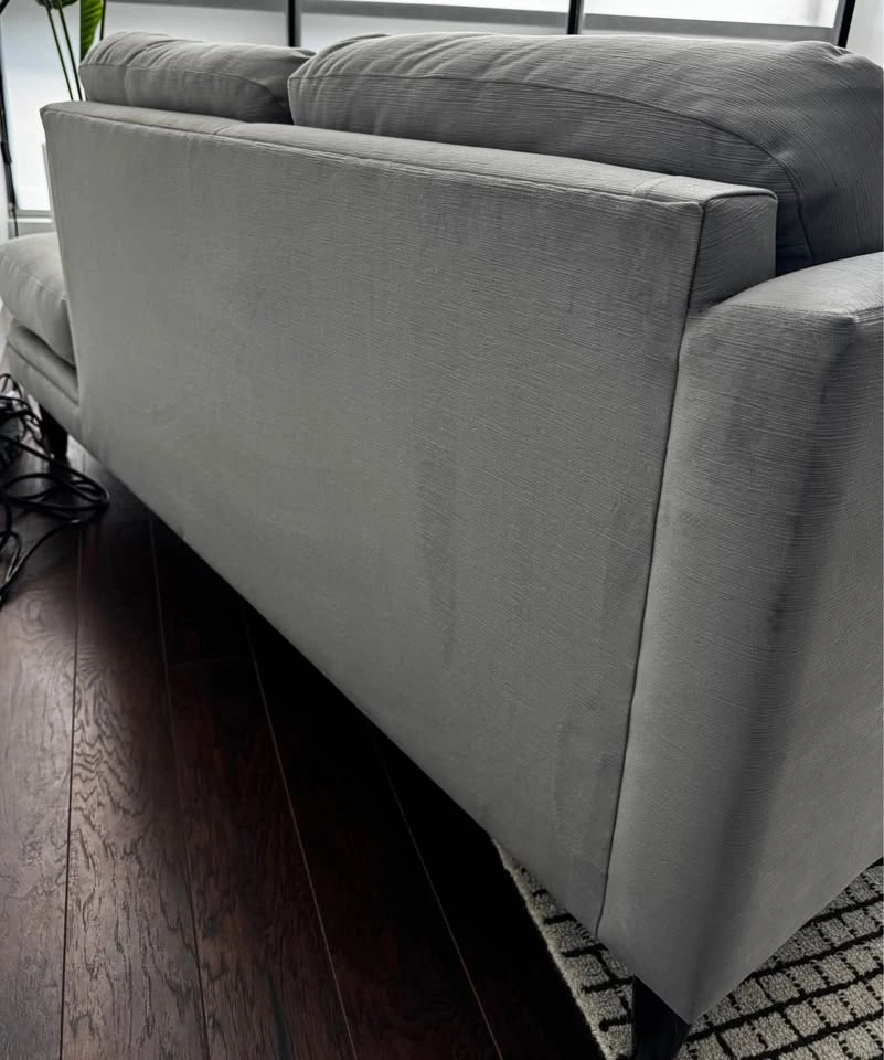 Grey Sofa Chaise 6ft - Excellent Condition - photo 5