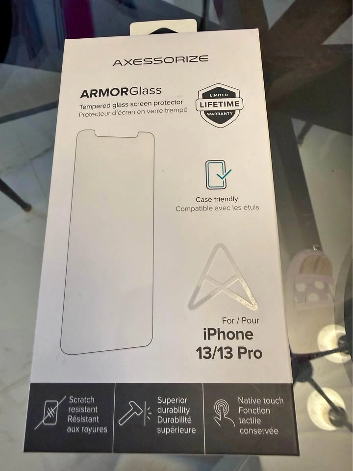 Axessorize ARMORGlass Screen Protector for iPhone 13 / 13 Pro