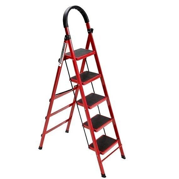 RED 5-STEP LADDER