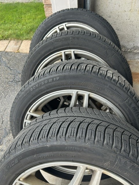 17" Winter Tires & Rims set - 205/50R17 - 5x112 - BMW, VW, Audi, - photo 3