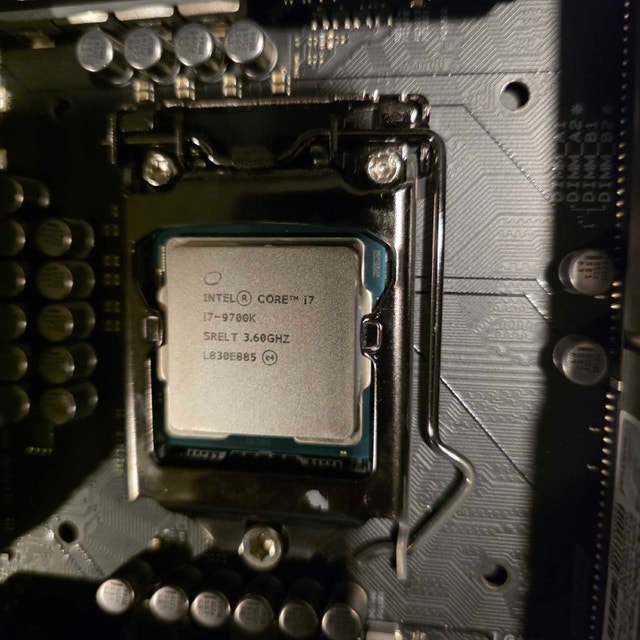 Intel Core i7-9700k, Mobo, 32GB DDR4 - photo 2
