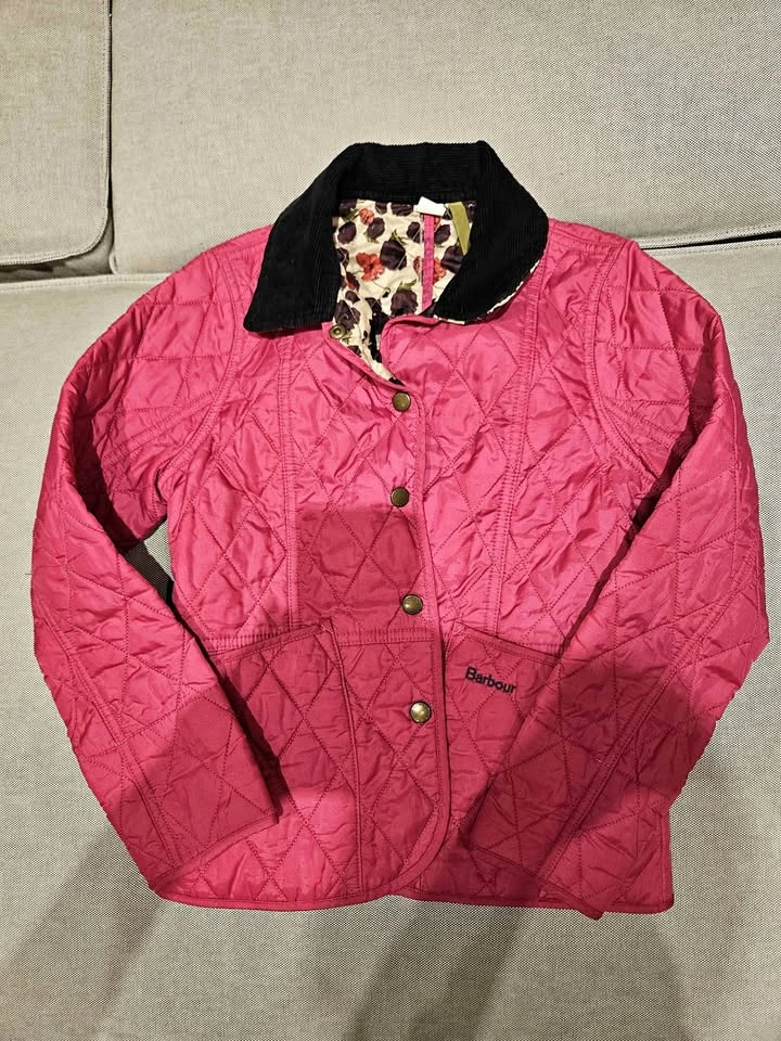 EUC Barbour Girls 7/8 Quilted Jacket