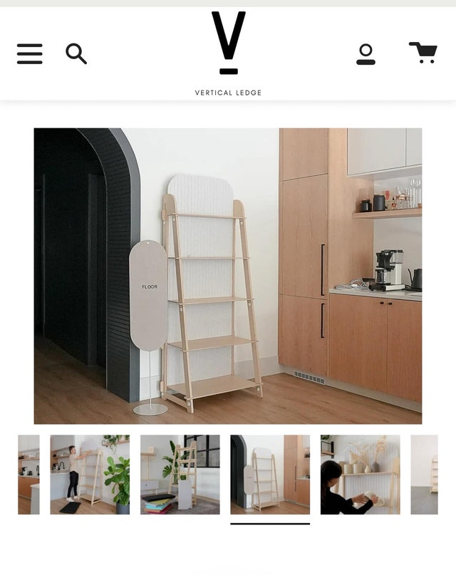 Vertical Ledge Modular Shelf - photo 2