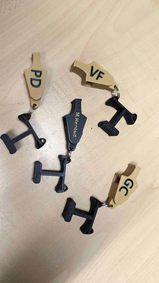 Custom 3D Printed Whistle