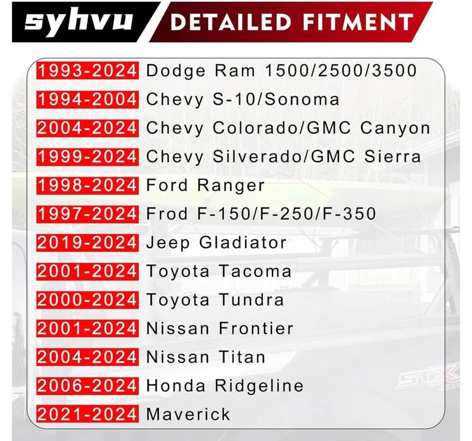 Brand New SYHVU Adjustable Aluminum Truck Bed Ladder Rack - photo 4