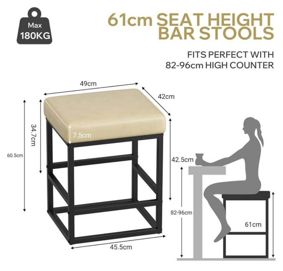 Brand New In Box Counter Height Bar Stools Set of 4 (24") - photo 3