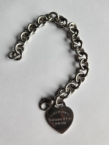 Tiffany & Co. Return to Tiffany Heart Tag Bracelet 7” w/ Box - photo 4