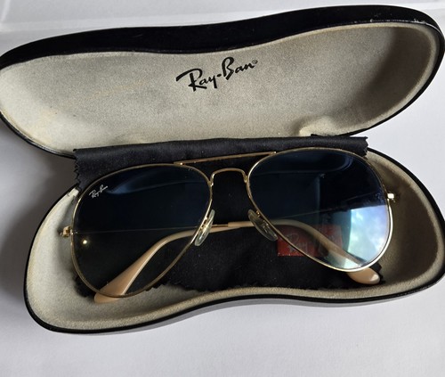Ray-Ban Aviator Gradient RB3025 001/3F Gold/Blue Lenses