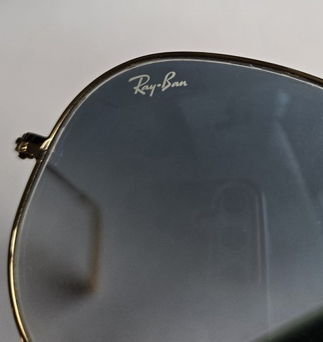 Ray-Ban Aviator Gradient RB3025 001/3F Gold/Blue Lenses - photo 2
