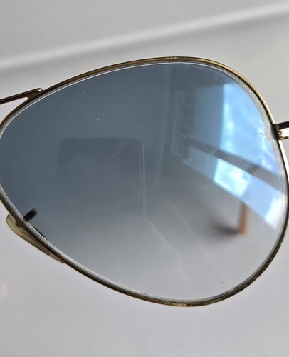 Ray-Ban Aviator Gradient RB3025 001/3F Gold/Blue Lenses - photo 3