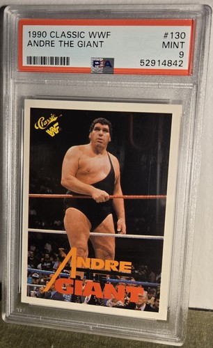 1990 Classic WWF ANDRE THE GIANT PSA 9 #130 Mint