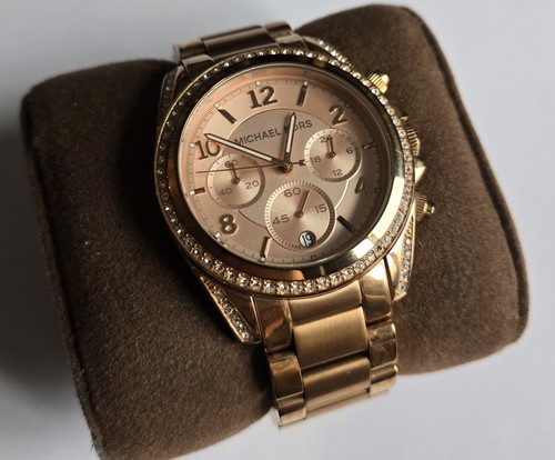 Michael Kors MK Blair Rose Gold Chronograph Watch MK5263