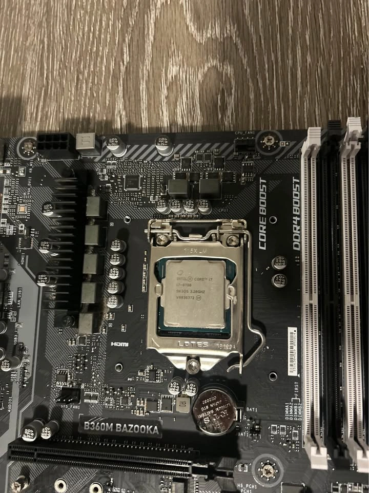 Intel i7-8700 + MSI B360M BAZOOKA Motherboard + CPU Cooler - photo 2