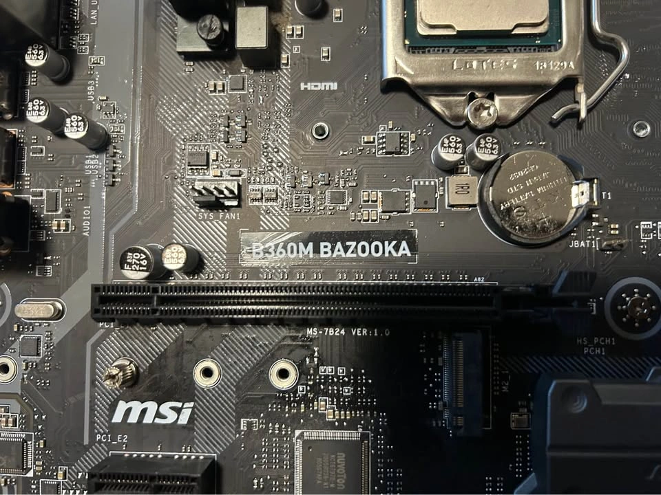 Intel i7-8700 + MSI B360M BAZOOKA Motherboard + CPU Cooler - photo 5