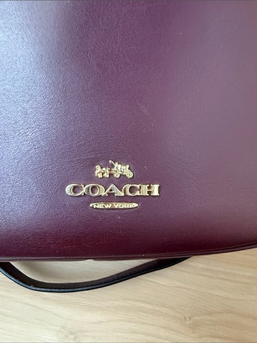 Coach Mae Nomad Hobo Bag Oxblood Leather Shoulder Bag 54446 - photo 5