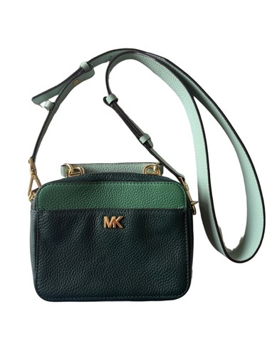 Michael Kors Pebbled Leather Mini Mott Guitar Strap Bag