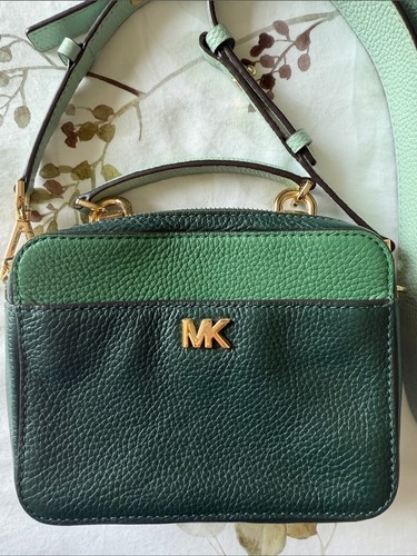 Michael Kors Pebbled Leather Mini Mott Guitar Strap Bag - photo 3