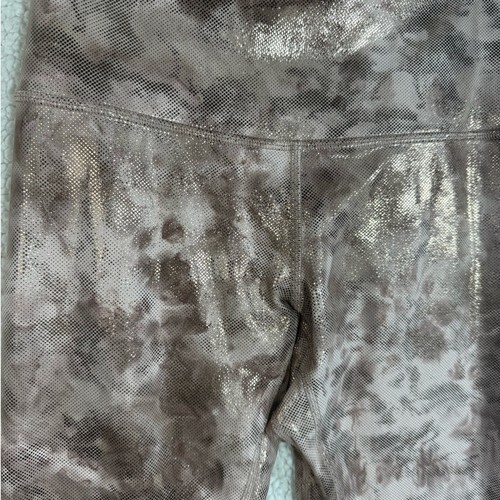 Lululemon Align Crop Rose Pink Metallic Foil Size 6 - photo 5