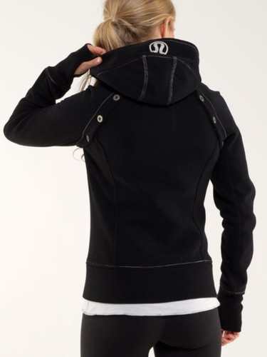 Lululemon Scuba Hoodie Detachable Sleeves Black / Ghost Nesting - photo 2