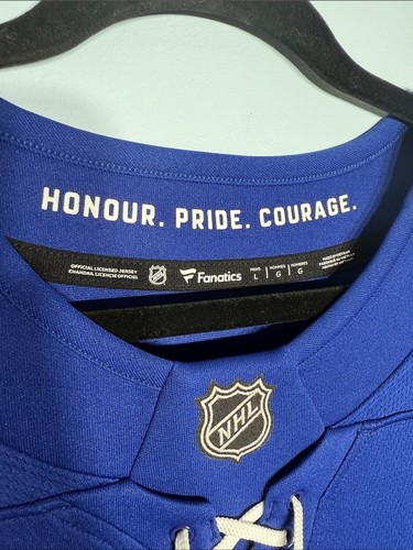 Toronto Maple Leafs Blue Hockey Jersey Official NHL Team Gear - photo 5