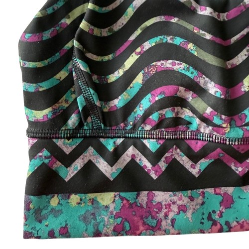 Lululemon Wanderlust Tribal Print Strappy Long Line Bra Size 6 - photo 5
