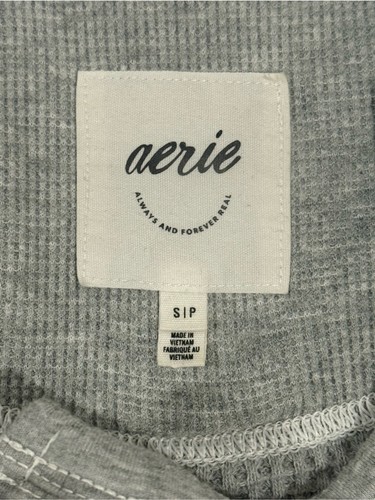 Aerie Waffle Button Sweatshirt Size S - photo 4
