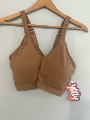 NWT YITTY Nearly Naked Plunge Bra 3X Tan Wireless Shaping - photo 3