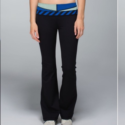 Lululemon Groove Flare Pant Tall Quilt Winter 13-18 Size 8