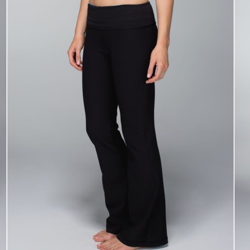 Lululemon Groove Flare Pant Tall Quilt Winter 13-18 Size 8 - photo 2