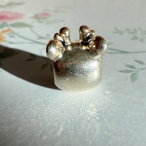 Pandora Red Nose Reindeer Retired Sterling Silver Charm 925 ALE - photo 3