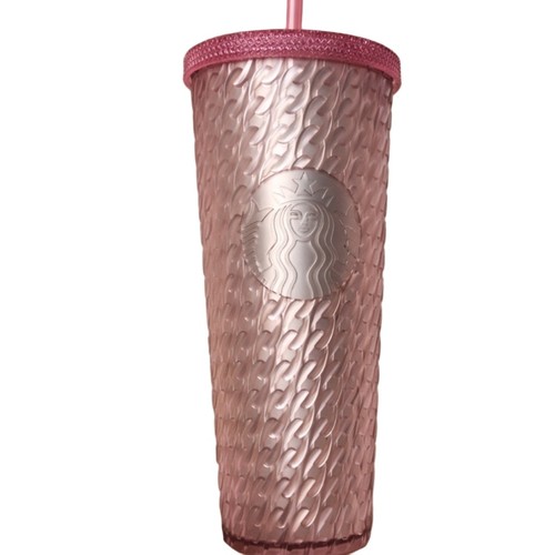 Starbucks Venti Tumbler with Straw Pink NWT