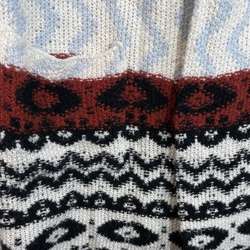 Abercrombie & Fitch Hooded Cardigan Aztec Pattern Size M - photo 2