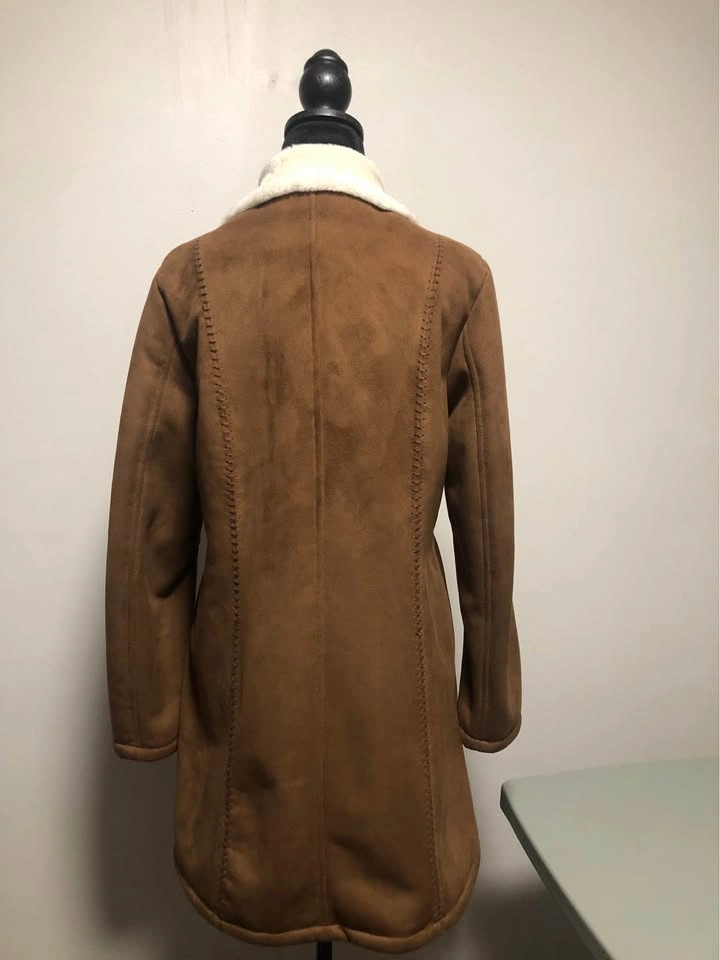 Marvin Richards Faux Suede Sherpa Lined Coat - Size Small - photo 3
