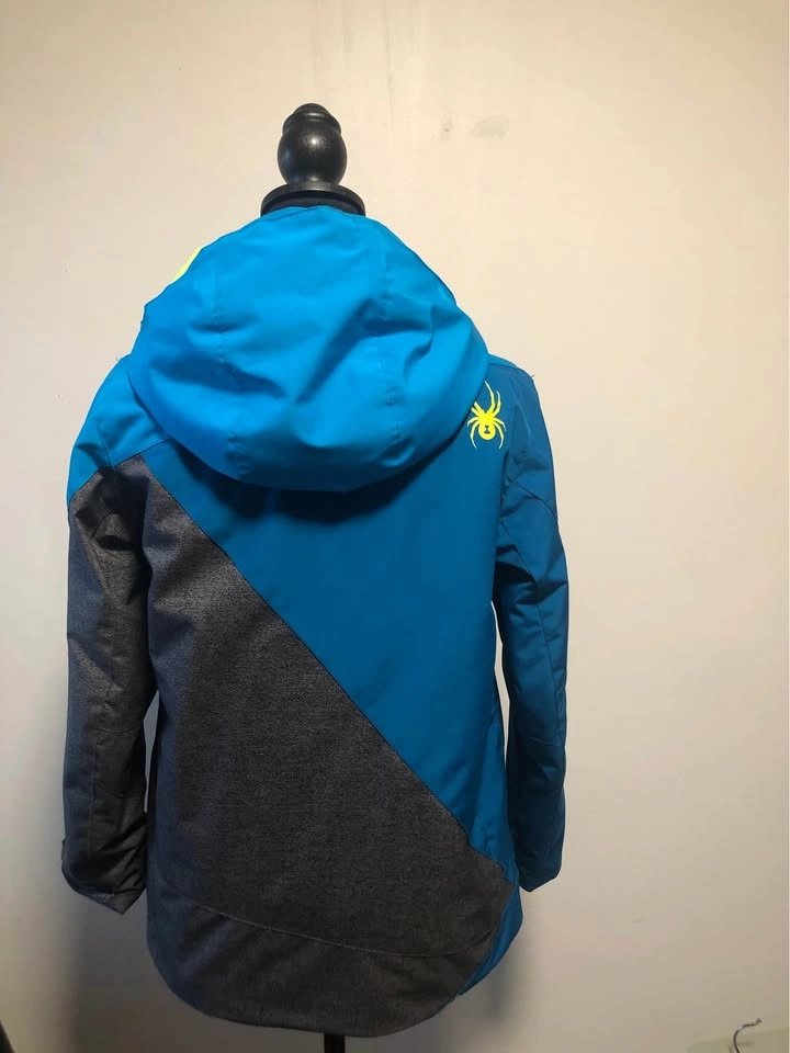 Spyder Blue and Grey Ski Jacket kids size 8 - photo 2