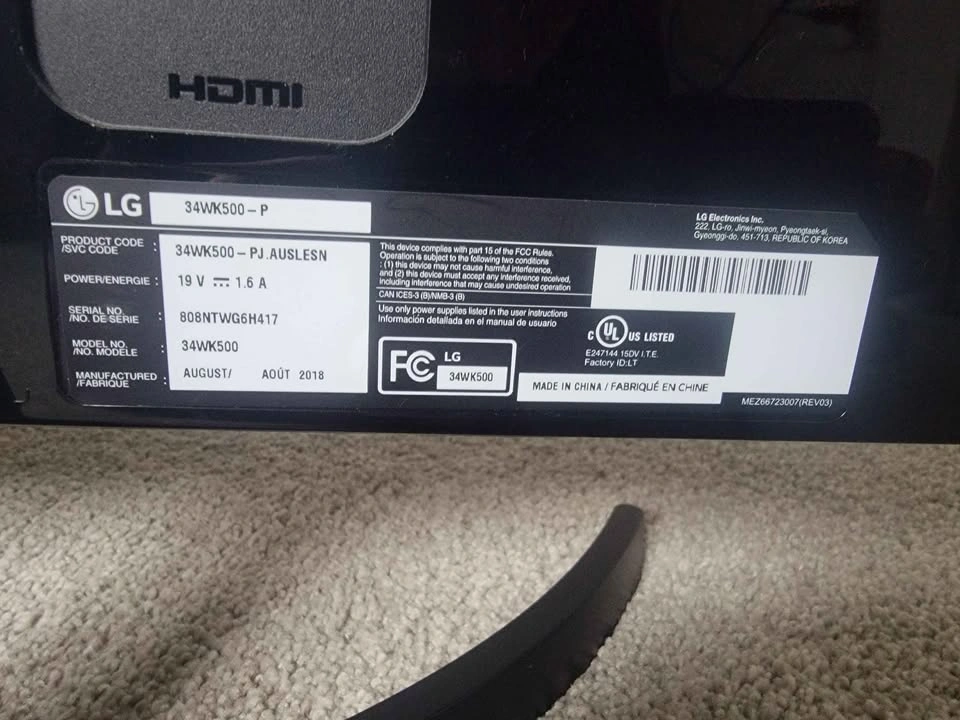 LG 34" UltraWide Monitor (34WK500-P) – IPS, FreeSync - photo 3