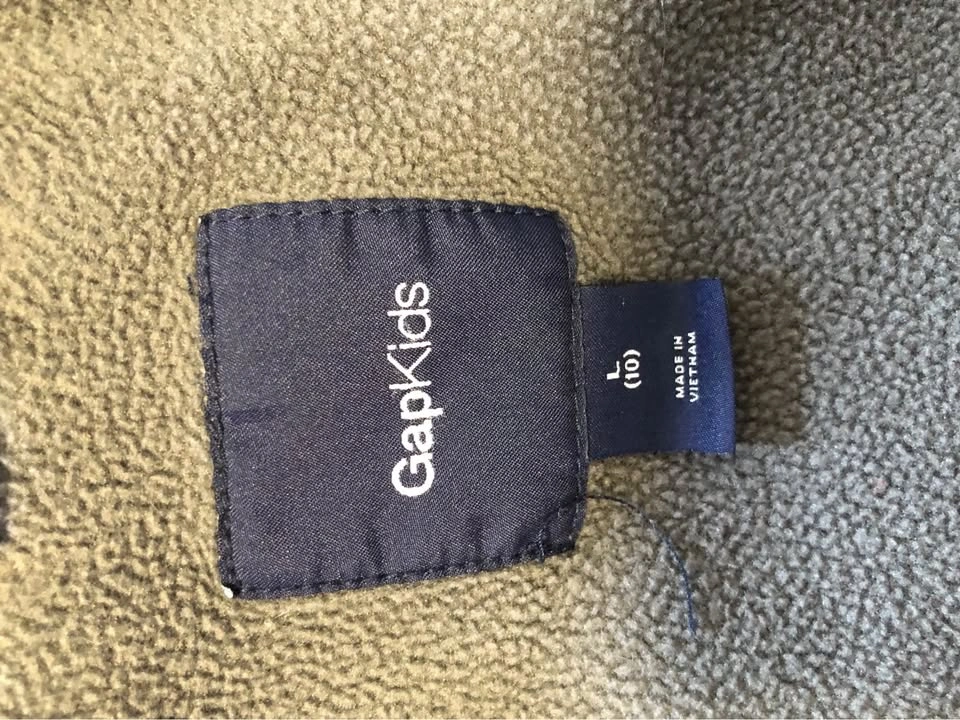 GapKids Navy Blue Fleece-Lined Hooded Jacket Size L (10) - photo 3