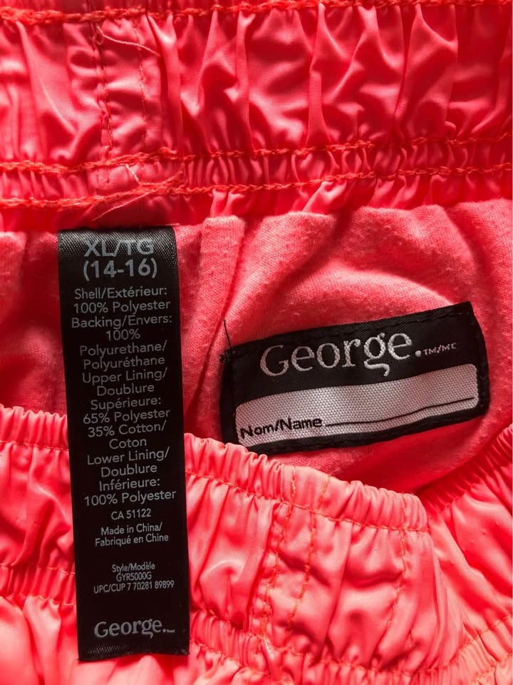 George Kids' Neon Pink Rain Pants - photo 3